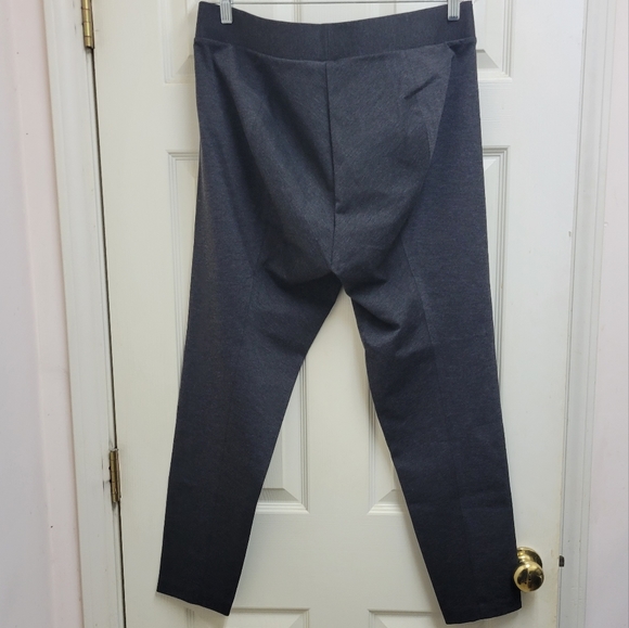 Vince Camuto Ponte Knit Plus Size Pull On Dark Heather Gray Leggings - Picture 5 of 6